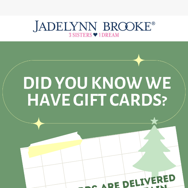 🎁Everyone LOVES gift cards...🎄