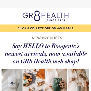 Say HELLO to Roogenic's newest arrivals, now available on GR8 Health web shop!