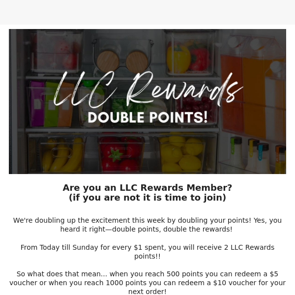 Double Points - Limited Time Only! 🎁