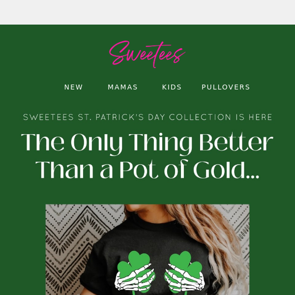 🍀 Just in time for St. Patrick's Day!