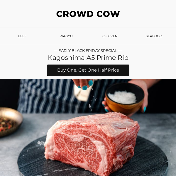 EXCLUSIVE EARLY ACCESS 📧 Your A5 Wagyu Black Friday Deal is Here