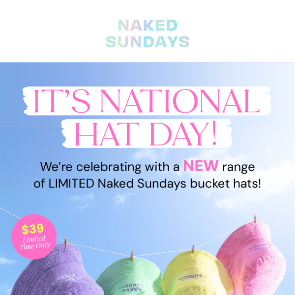 It's National Hat Day!☀️