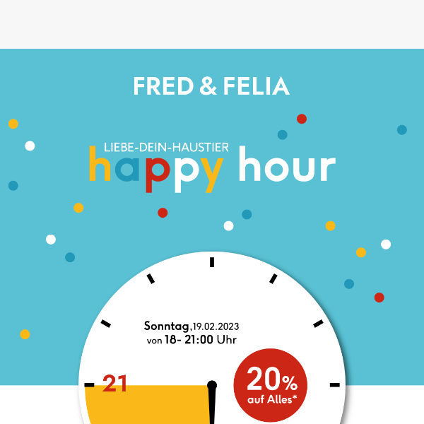 Die Happy Hour startet JETZT ⏰