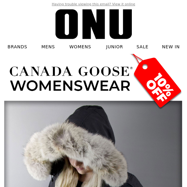 Canada goose on sale 10 off line