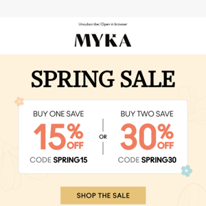 🌸 Spring Sale Starts NOW!