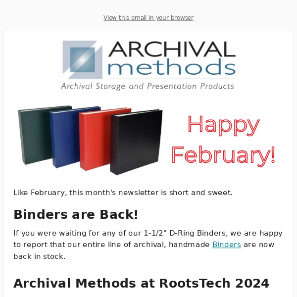 February Newsletter