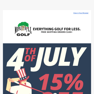 LIMITED TIME🦅⛳ 4th of July Deals!