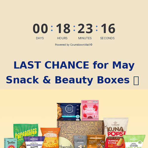 ⏰ LAST CHANCE for May Boxes! ⏰