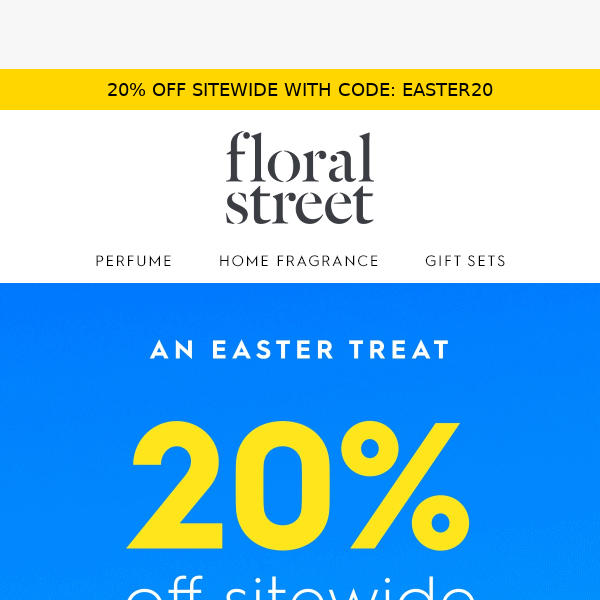 An Easter Treat - 20% off sitewide 🌼