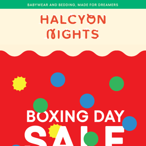 🔔 DING DING! 🔔 BOXING DAY SALE STARTS NOW!
