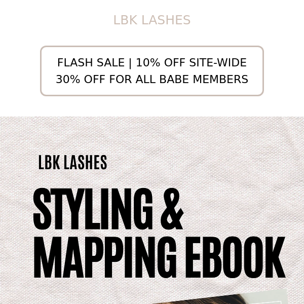 FLASH 30% OFF  Sale | Ready to charge $200+ a lash set? New Ebook!