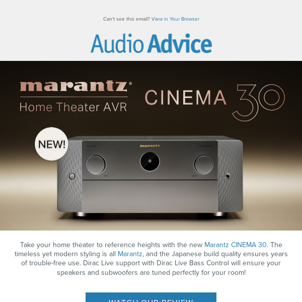 🏆 Discover the new Marantz CINEMA 30 Home Theater Receiver🏆