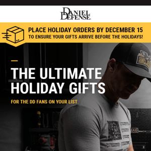 Order apparel, gifts and more by 12/15.