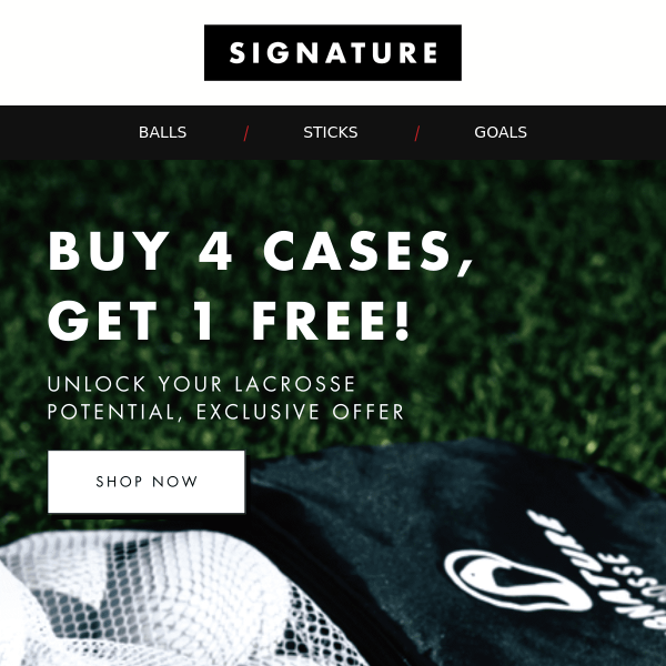 Unlock Your Lacrosse Potential: Buy 4, Get 1 FREE!