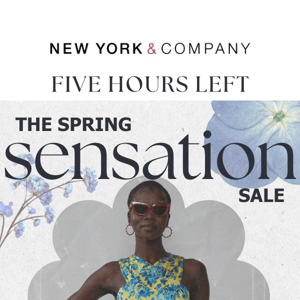 🚨FIVE HOURS LEFT🚨 70%-80% Off The Spring Sensation Sale!