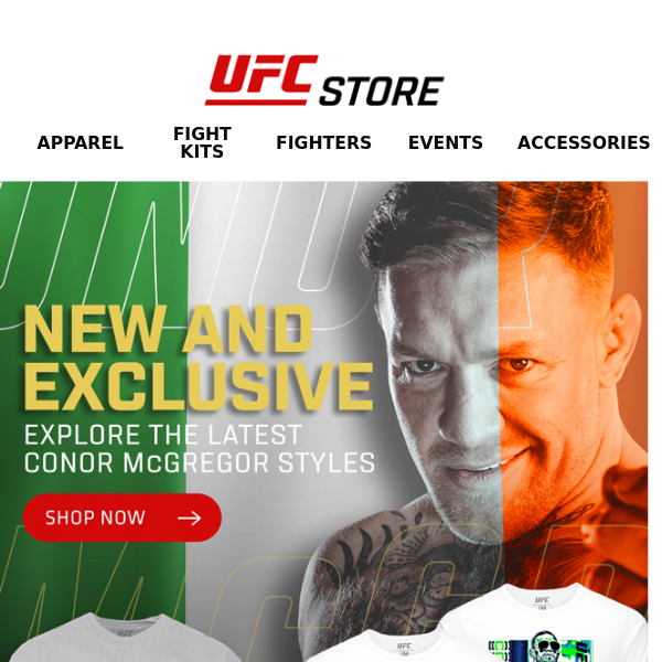 New & Exclusive Conor McGregor Merchandise – Out Now - UFC Store