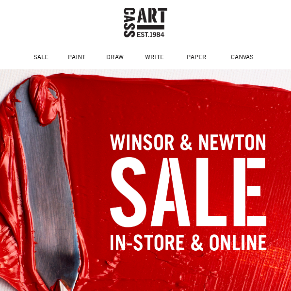 The Winsor & Newton Sale!