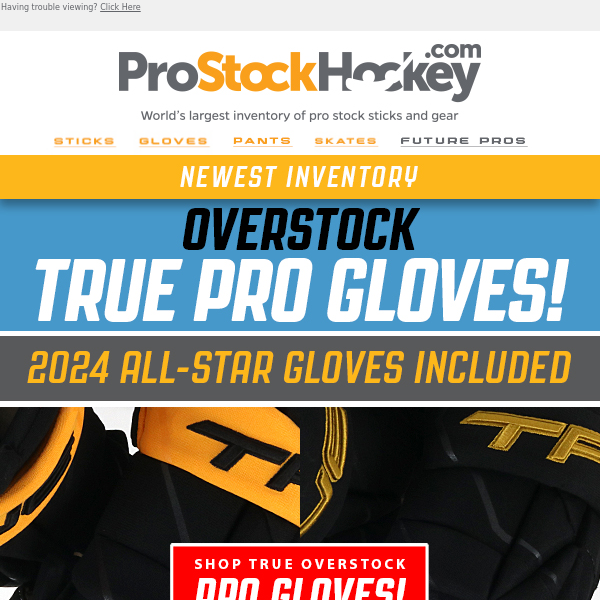 TRUE Pro Overstock Gloves ⭐️ All-Stars Included!