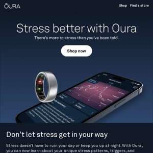 Stressed? Oura can help