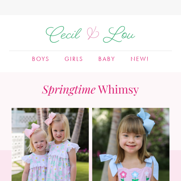 💕 Refresh your little one's closet!