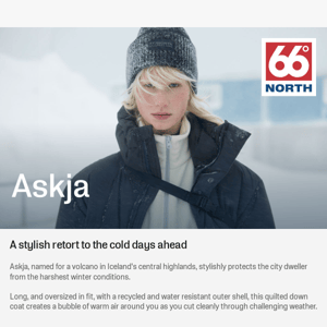 Askja | A stylish retort to next season's polar vortex