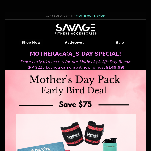 🚨 Save $75 on our Mother’s Day Bundle - For a limited time only 🚨