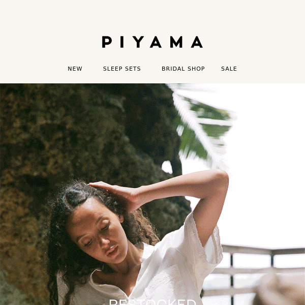 PIYAMA classics • Restocked this week 🧡