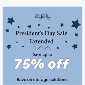 Last Chance! President's Day Sale Extended - Don't Miss Out!