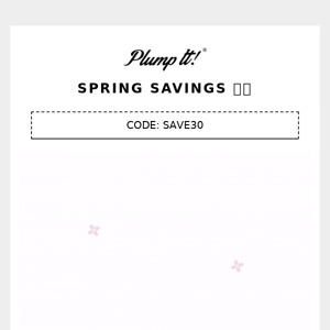 30% OFF SITEWIDE SALE! 🌸💘