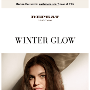 Winter Glow | Cashmere scarf at 75$