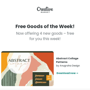 Free this week! 😊 4 free goods you can’t miss!