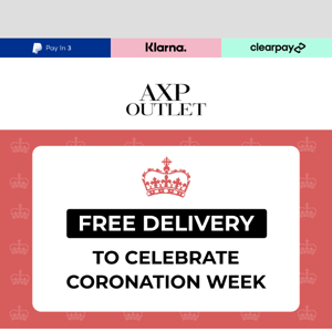 Free Delivery to Celebrate Coronation Week 👑💕