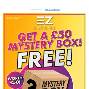 🚨 LAST CHANCE TO GET A £50 MYSTERY BOX!