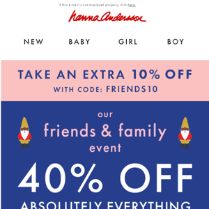 40% off Everything (EVEN Cozy Pajamas)!