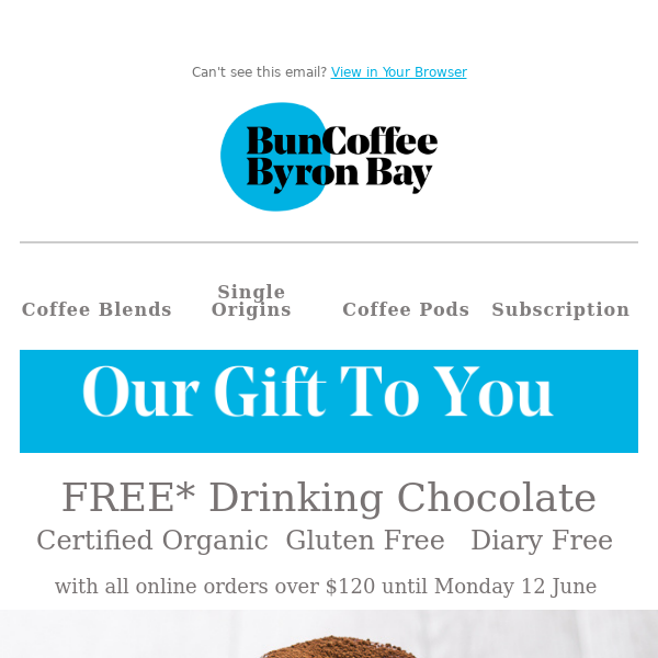 Stay warm this winter with FREE Drinking Chocolate