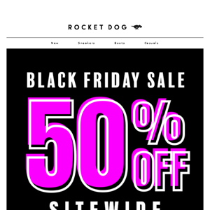 50% Off Everything EXTENDED!!