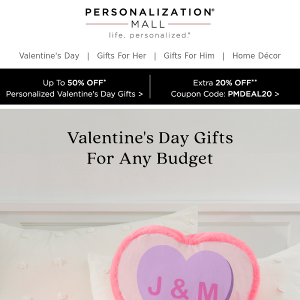 Custom Valentine's Day Gifts For Every Budget