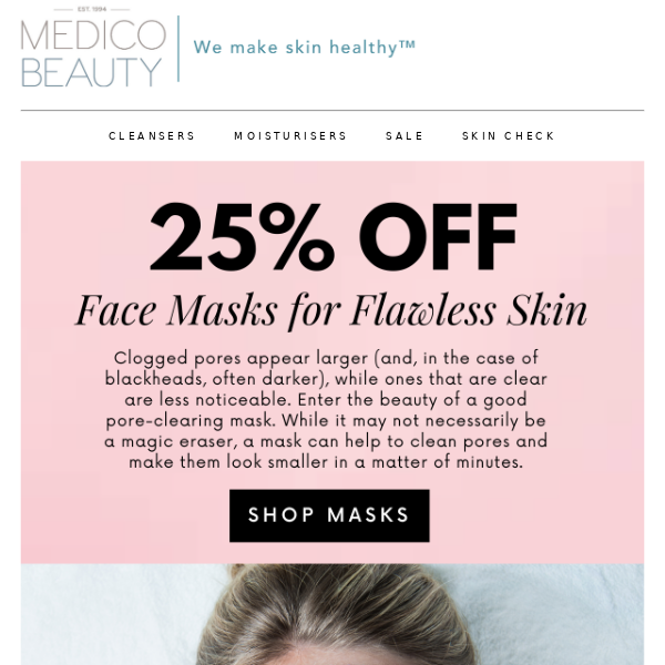 25% Off Cosmedix Masks Ends Tonight!