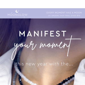 NEW Gemstone Necklaces! Manifest your moment.