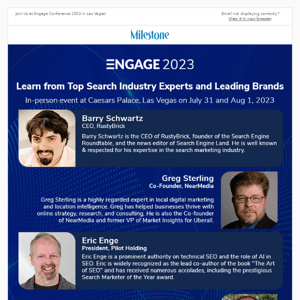 📢 Exciting Announcement: Engage2023 Speakers Revealed!