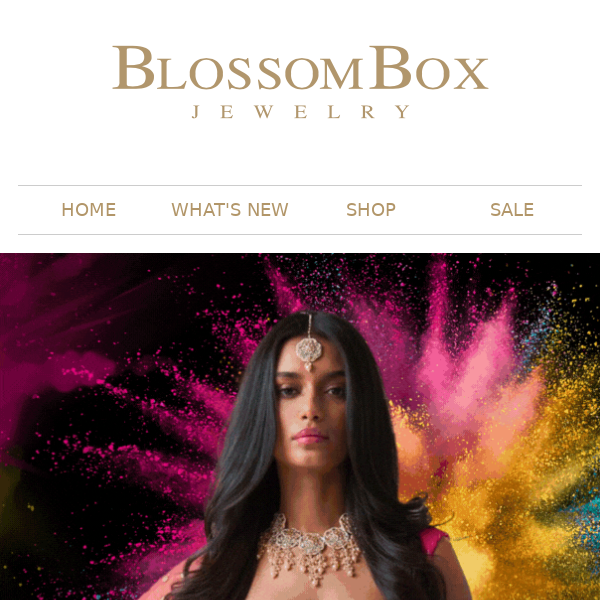 Sparkle this Holi with 30% OFF sitewide on jewelry