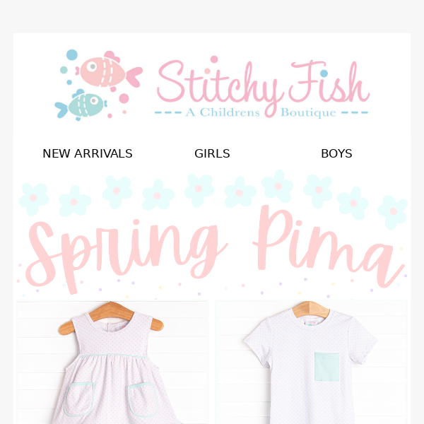 The Softest New Spring Pima Styles!