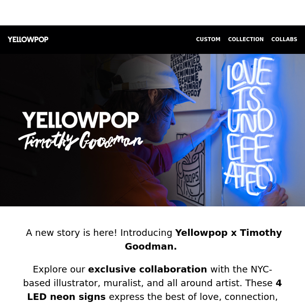 LIVE: YP x Timothy Goodman Neons! ⭐