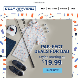 Starting at $19.99 - Gifts Dad Will Love!