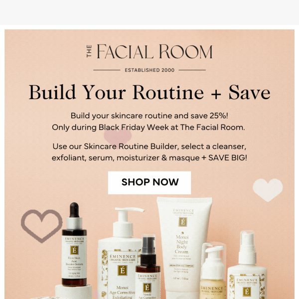 Save 25% on your Eminence Organics Routine