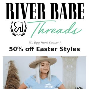 Hop to it for 50% off! 🐰