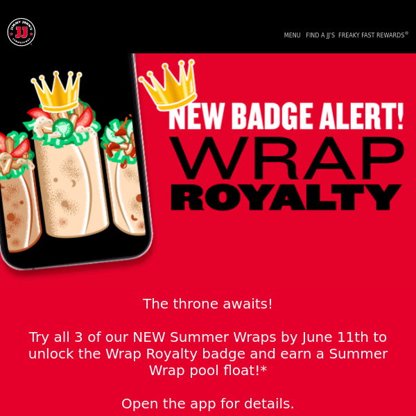 New Badge Alert: Wrap Royalty 👑