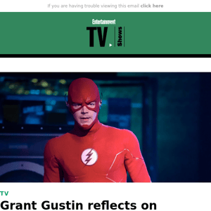 Grant Gustin reflects on wearing a superhero suit on 'The Flash'