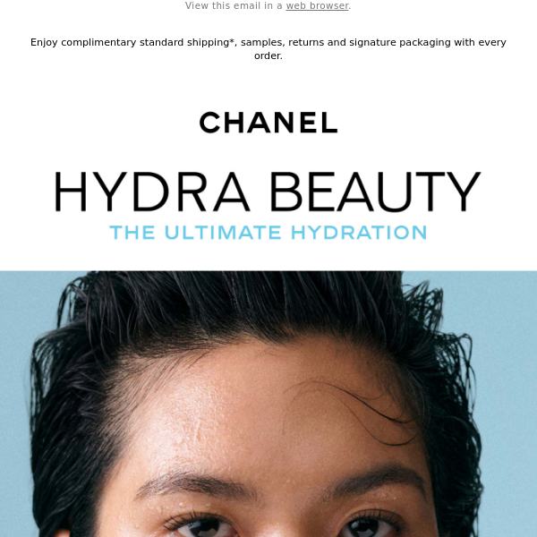 Dehydration week - Chanel Hydra Beauty Range - Caroline Hirons