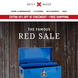 The Best Made Red Sale Is Here